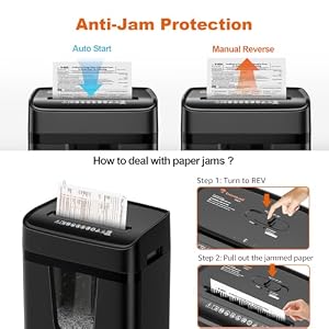 Bonsaii 12-Sheet Cross Cut Heavy Duty Paper Shredder for Home Office — photo 6 of 6