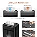 Bonsaii 12 Sheet Paper Shredder for Home Office, Heavy Duty Cross Cut Shredder with 5.5 Gal Pullout Bin, Home Shredder for CDs/Credit Card/Document/Mail, P-4 Security Level