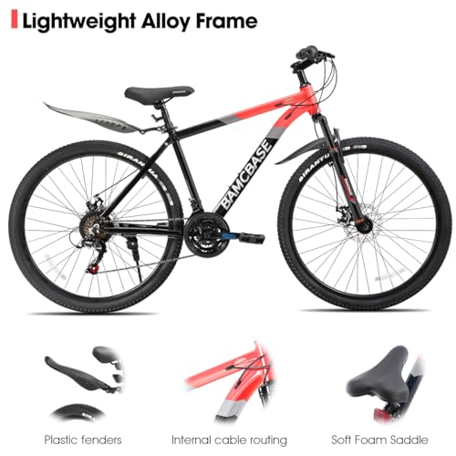 HILAND Mountain Bike for Men and Women, 21-Speed Adult