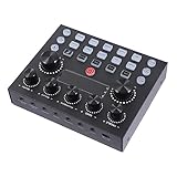 Supvox Soundkarte Mit Bunter Beleuchtung Live-soundkarte Dj-Equipment Stimmenverzerrer Für Interne...