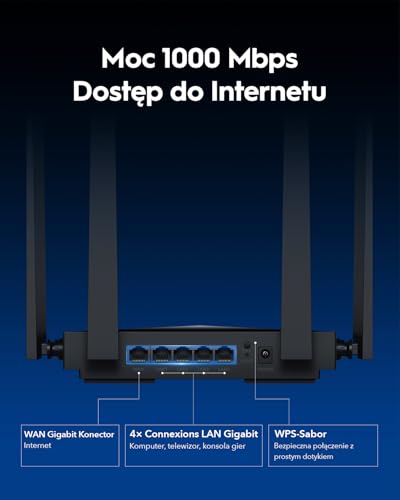 Image of Cudy BE3600 Dual-Band Wi-Fi 7 Router, 5X GbE, VPN Full, Mesh, WR3600