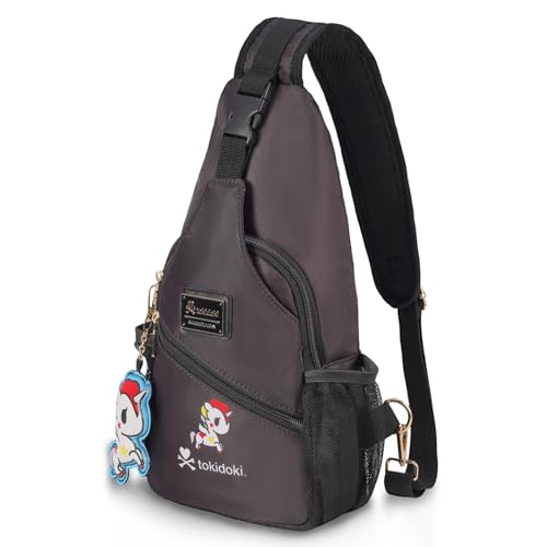 tokidoki Cute Crossbody Sling Bag,Large Chest Bag Daypack for Travel&Hiking