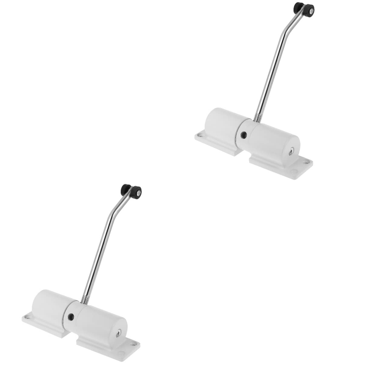 VILLCASE 2 Sets Adjustable Doo, Fo Design Gate Commercial Sile Duty Nged Silent Close Use Heavy Closer, Lose Residential Auto Ea Automatic Spring Black Se-Losing Internal Doo Sn