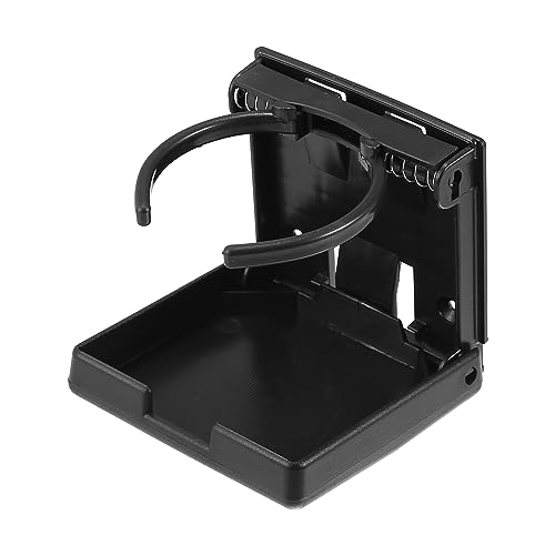 Portavasos plegable ajustable para auto negro