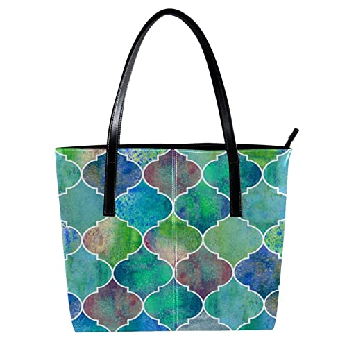 Sac à main fourre-tout effet sirène en cuir PU aux finitions soignées