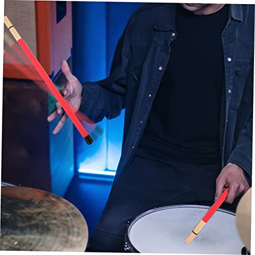 Par de baquetas para percusión 40.5x1.5 cm color rojo miniatura 7