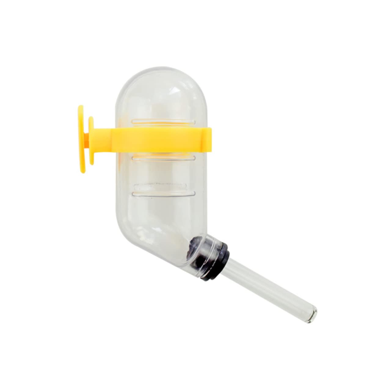 Mipcase 4 Sets Safe Plastic Pet Water Bottle 60ml Easy to Install Ideal for Small Animals' Hydration Random Color