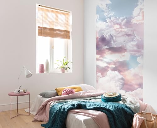 Komar Vlies Fototapete - Clouds Panel - Größe 100 x 250 cm (Breite x Höhe) - Wand Tapete Wohnzimmer Schlafzimmer Büro Flur Dekoration Wandbild - P6027A-VD1
