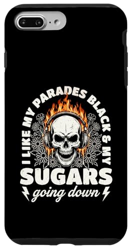 I Like My Parades Black And My Sugars Going Down Emo Goth �X�}�z�P�[�X iPhone 7 Plus/8 Plus �p