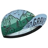 CAPPELLO - SOTTO CASCO GIST ETE GRAVEL BLU-VERDE DECO MONTAGNA -5952-8013271364810