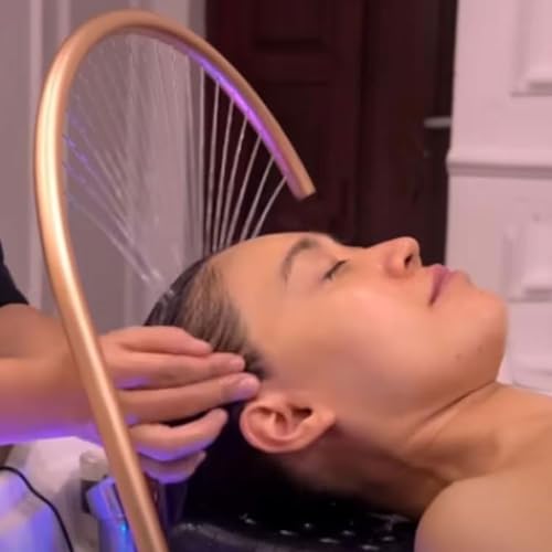 Dispositivo de circulación de agua para spa de cabeza, diseño de arco ajustable de 180° con bomba, grifo de tocador de spa, ducha, champú, cama, accesorios de masaje