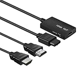 TNP N64 Adaptateur HDMI pour Gamecube Adaptateur HDMI Convertisseur Link Cable Compatible avec Nintendo N64, SNES et SFC Consoles de jeux pour TV HD, moniteurs et projecteurs