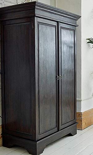 Image of Sheesham Solid Wood Cubex Storage Wardrobe