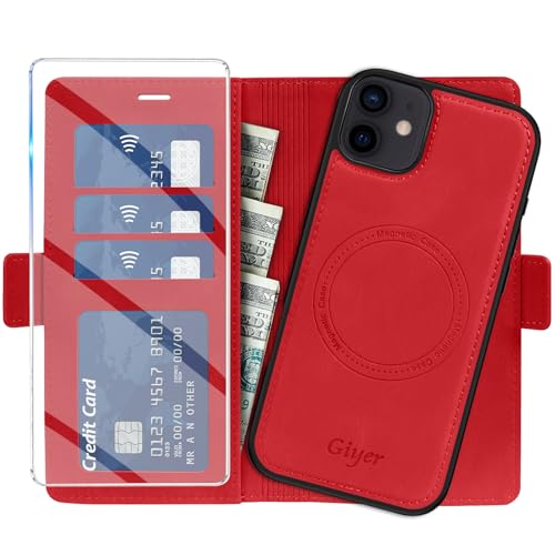 Protection iPhone 11 Giyer 2 en 1 magnétique avec compartiment cartes
