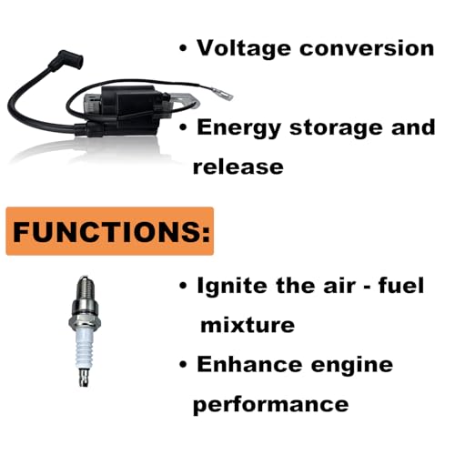 Image of Ignition Coils Module JN6-85640-01& Spark Plug fit for YAMAHA Golf Cart QINLAN AP G16,G22 EPIGC106 1996-2007