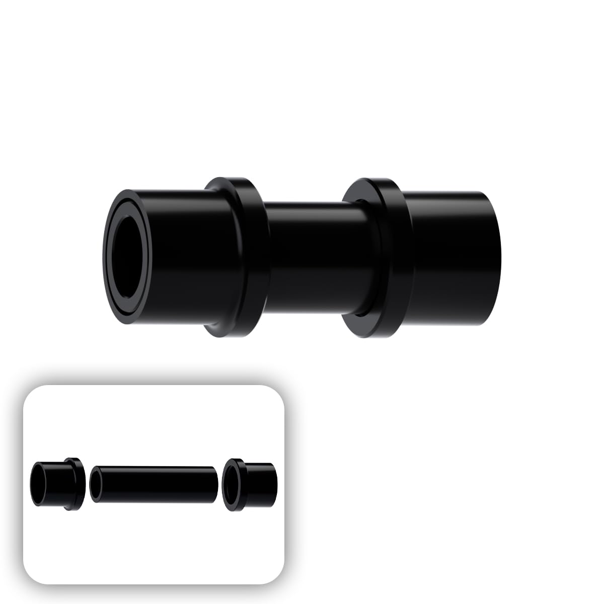 YaderJove Bicycle Rear Shock Bushings Cycling Absorber Bearings Compatible Installation 8mm x 40mm