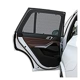 Passt Zu Den Meisten Autofenstern - Die perfekte Lösung für fast jedes Autofenster. Das Material ist dehnbar und passt an den Rahmen von meisten Autotüren mit einer Größe von 50 bis 110 cm, die Sonnenschutz Auto Baby bieten ganze Abdeckung für Autoseitenfenster und genügend Schutz gegen eingehende Sonnenstrahlen. Praktisches und Unentbehrliches Autozubehör im Sommer.