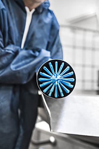 Image of Vikan O3.5 inch One-Piece Pipe Brush 5381-90-3 - Medium /Stiff - Blue