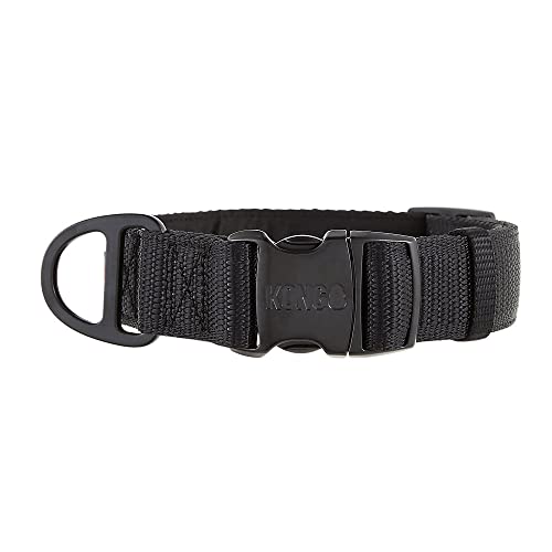 Collier KONG grand chien anti traction noir taille L confortable