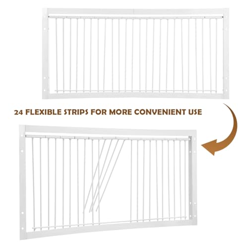 Image of OUNONA Cage One Way Entrance Door Racing Birds House Door Reinforced Bird Cage Door for Training Breeding Easy Install 20.86 X 10.23 X 0.78 in