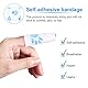 UNIDEAL 14 Rollen Selbstklebende Bandage für Haustiere, Multifunktion Haftbandage, 12 Muster, Bequem und Atmungsaktiv, Elastische Fixierbinde für Haustierpflege und Sportschutz (5cm * 4,5m)