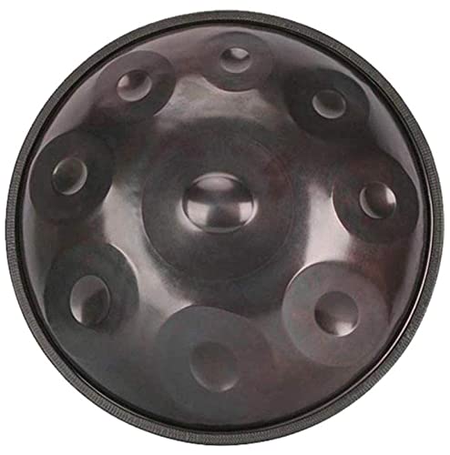 Handpan Steel Drum 22 Pulgadas en Re menor 9 Tonos Negro miniatura 1