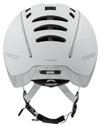 Casco Fahrradhelm Roadster TC für Erwachsene in Weiß, Größe M-L