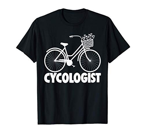 Funny Cycologist Biking Tee Shirts Psychology Bikers Gifts Camiseta