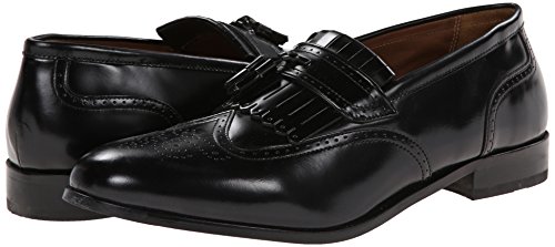 Florsheim Men's Brinson Kiltie Tassel Slip-On Loafer, Black, 8 Medium