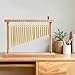 Suwimut 20-NOTE Bar Chime, Single-row Table Top Wind Chime, 20 Bars Musical Percussion Instrument with Mallet for Ornament Classroom Office Decoration, Kids Educational Gift