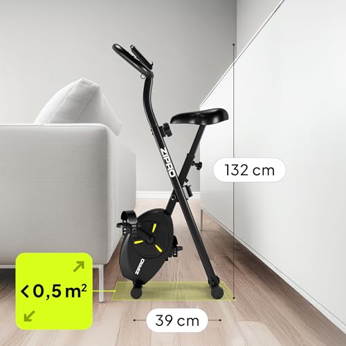 Vélo d'appartement pliable connecté et elliptique de cardio-training