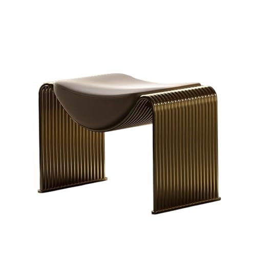 Taburete de tocador elegante y taburete de sofa refinado para sala de estar moderna 2