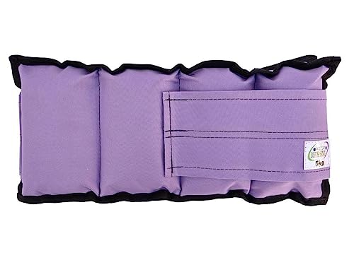 Tornozeleira/Caneleira Peso 5 Kg - Academia - Lilas.