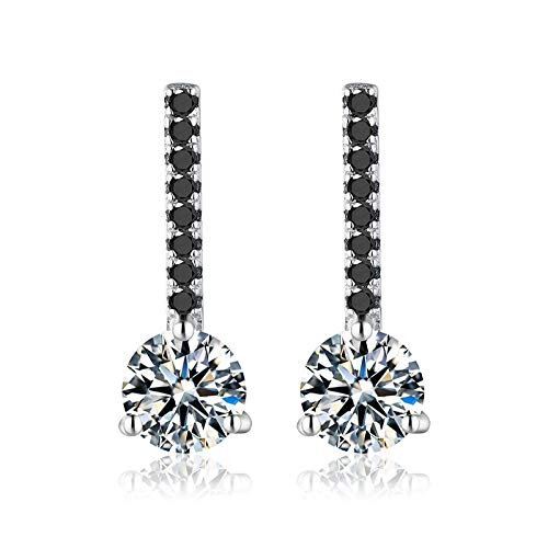 Boucles d'oreilles en spinelle noire et argent 925 pour sublimer votre quotidien