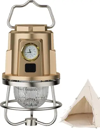 Prakal Portable Retro Camping Lantern, Hanging Tent Light for Camping, Party, Night Fishing, Hiking, Home Lighting, Outages Emergency (PK-04)