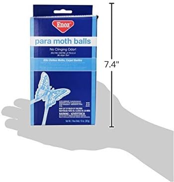 Enoz Para Moth Balls for Moths and Carpet Beetles, 80-mothballs, 2-pack (160 Count)