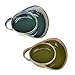 Stoneware Soup & Side Bowls Set of 2 by Roe & Moe (Olive Green & Dark Teal)