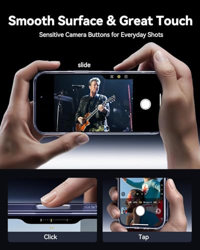 Image of DIZORO Crystal Clear Magnetic Compatible with iPhone 17 Pro Case with Anti-Yellow Anti-Scratch | Shockproof Transparent Cover