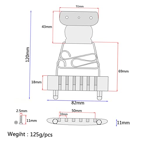 Tailpiece Guitare Archtop Toyvian pour Vos Sessions Studio