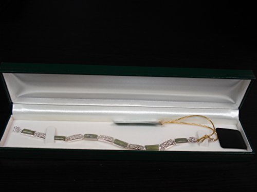 Irish Connemara Marble: Celtic Link Bracelet2