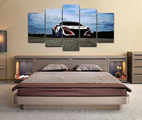 Photographie super voiture de sport en tableau moderne grand format