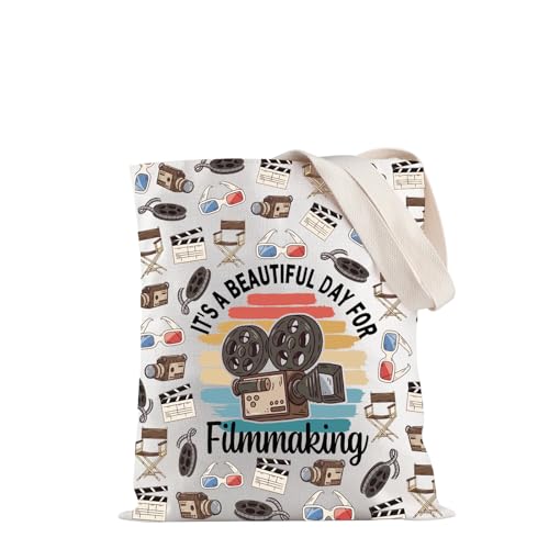 Bolso tote para directores de cine: 'Es un hermoso día para hacer cine' — regalo para cineastas y videógrafos miniatura 1