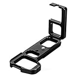 L字型のクイックリリースプレート縦型ハンドルグリップ ソニーA7R2/ A7M2/ A7II用 - ブラック