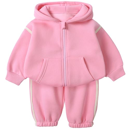 Zip Up Hoodie Boys'Tracksuits Fleece Lounge Sweatsuit Hoodies And Sweatpants Clothes Set For Toddler Fall Winter Clothes2