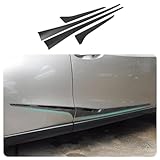 KELEIMAI Car Accessories Fit for Lexus UX 200 250h UX200 UX250h 2019-2024 2025 Body Side Door Molding Cover Trims (Carbon Fiber) 4PCS ABS