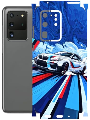 Image of AtOdds - Full Body Back Screen Guard Protector Film - Lamination Wrap Skin Sticker Compatible with Samsung Galaxy S20 Ultra | Scratchproof Matte Finish (BWM)