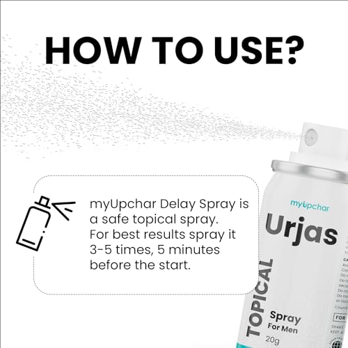 Image of myUpchar ayurveda Topical Spray For Men|Non-Transferable & Non-Alcoholic|Tested Formula|20G