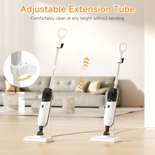 Wotaste Steam Mop Cleaner 260°F Steam in 15s, 16.9oz Tank Hardwood and Tile - image 8