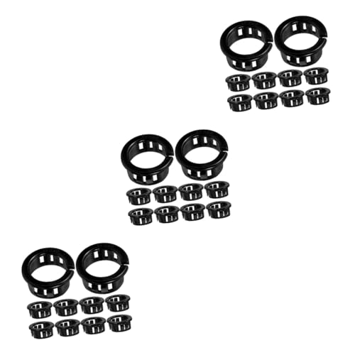 OUNONA 3sets Electrical Appliance Cable Snap Bushing Round Wire Grommets and Aesthetically Pleasing 50pcs*3