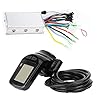 Alomejor Electric Motor Controller 24V 36V 48V 60V Scooter Brushless Controller Thumb Throttle LCD Panel (36v) #5